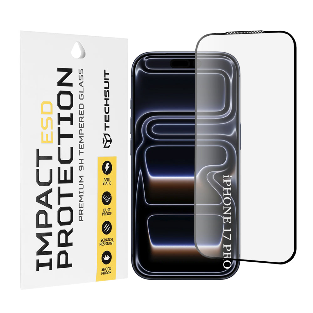 Folie sticlă antistatică Techsuit ESD iPhone 17 Pro – imagine 1
