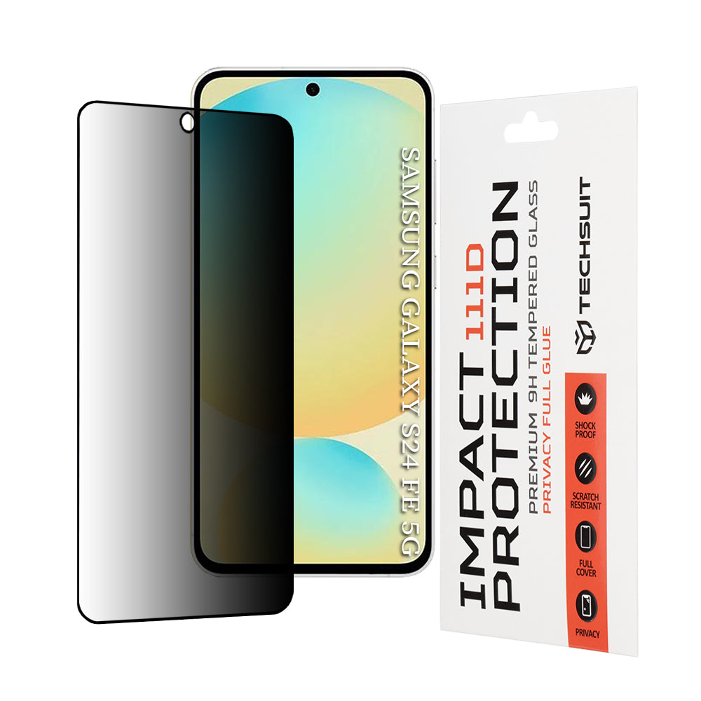 Folie privacy Techsuit Galaxy S24 FE, anti-spion – imagine 1