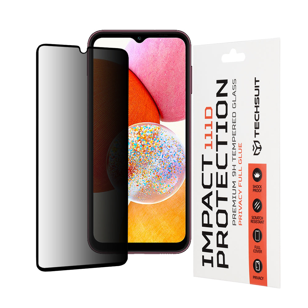 Folie privacy Techsuit Galaxy A14 / A14 5G, anti-spion – imagine 1