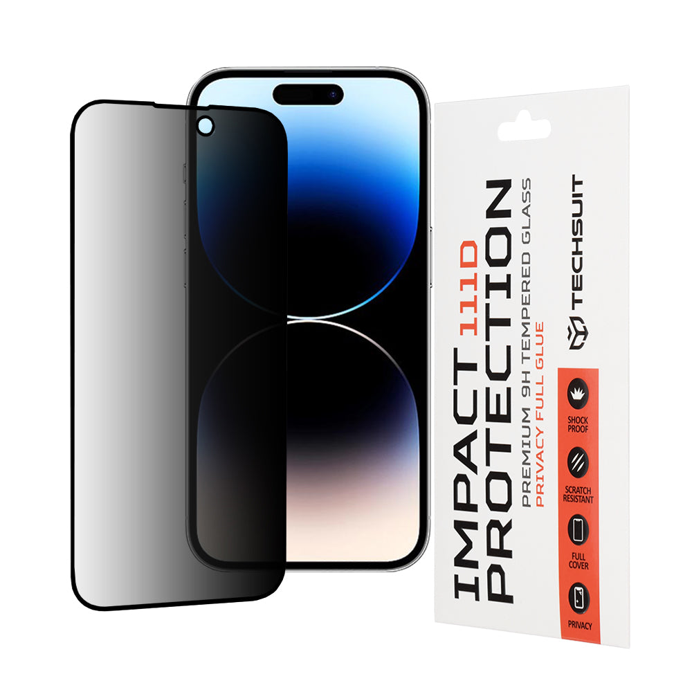 Folie privacy Techsuit iPhone 14 Pro, anti-spion – imagine 1