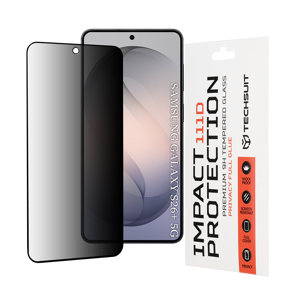 Folie privacy Techsuit Galaxy S26 Plus, anti-spion – imagine 1