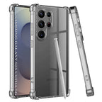 Husă transparentă Techsuit Shockproof Clear Silicone Galaxy S25 Ultra – Transparent – imagine 3