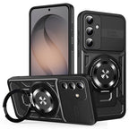 Husă Techsuit RuggedCam MagSafe cu stand Galaxy S26 – Negru – imagine 1