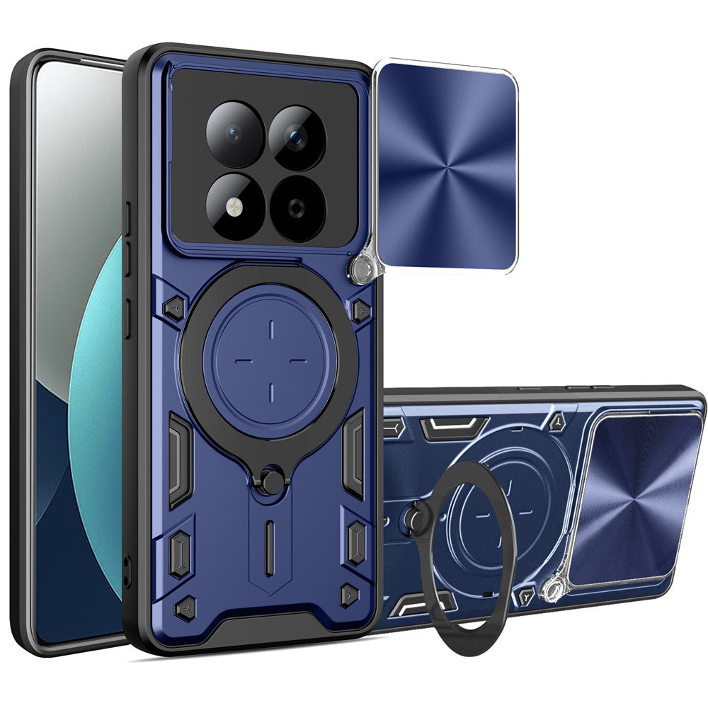 Husă Xiaomi Redmi Note 15 Pro 4G Techsuit CamGuard Pro, albastru – imagine 2