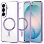 Husă transparentă Techsuit Luxury Crystal MagSafe Galaxy S26 Plus – Mov deschis – imagine 7
