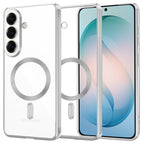 Husă transparentă Techsuit Luxury Crystal MagSafe Galaxy S26 Plus – Argintiu – imagine 4