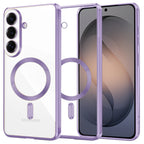 Husă transparentă Techsuit Luxury Crystal MagSafe Galaxy S26 – Mov deschis – imagine 7