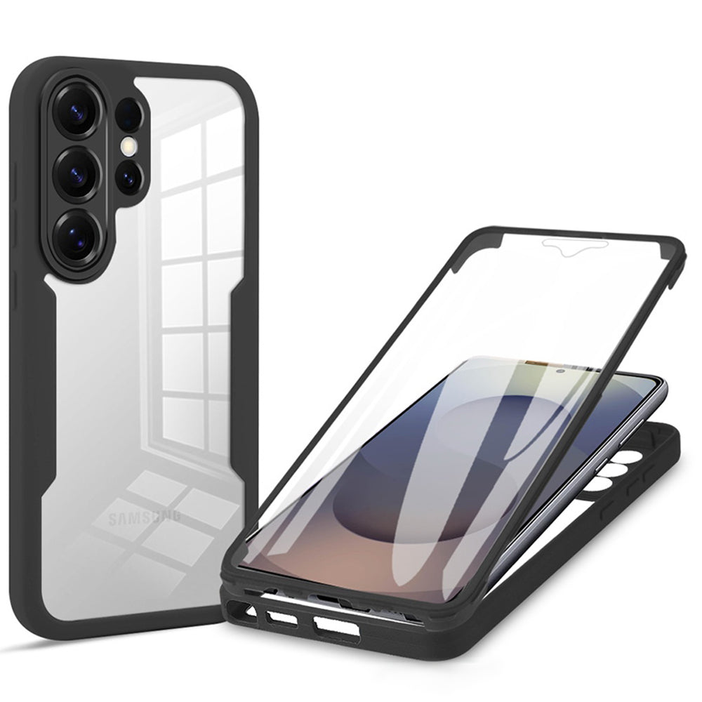 Husă 360 Techsuit ColorVerse cu folie de ecran Galaxy S26 Ultra – Negru – imagine 4