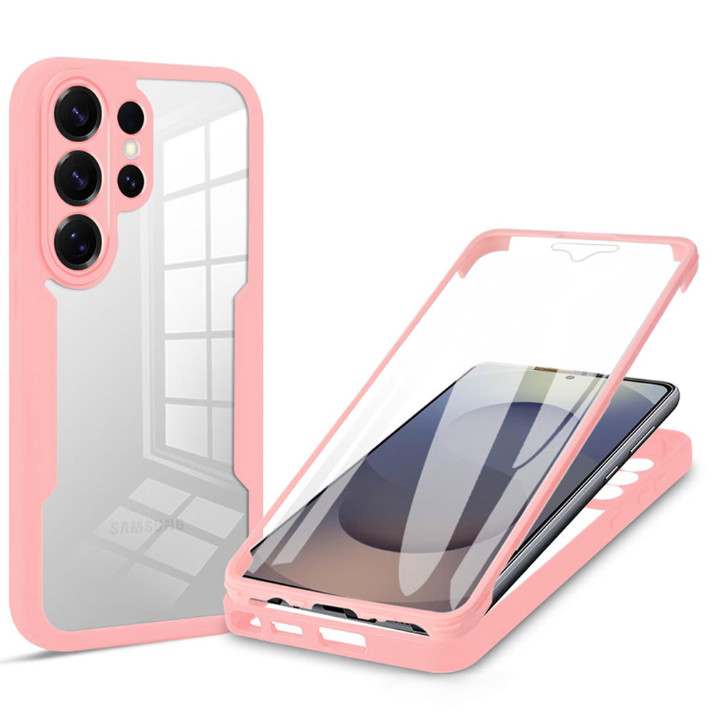 Husă 360 Techsuit ColorVerse cu folie de ecran Galaxy S26 Ultra – Roz – imagine 2