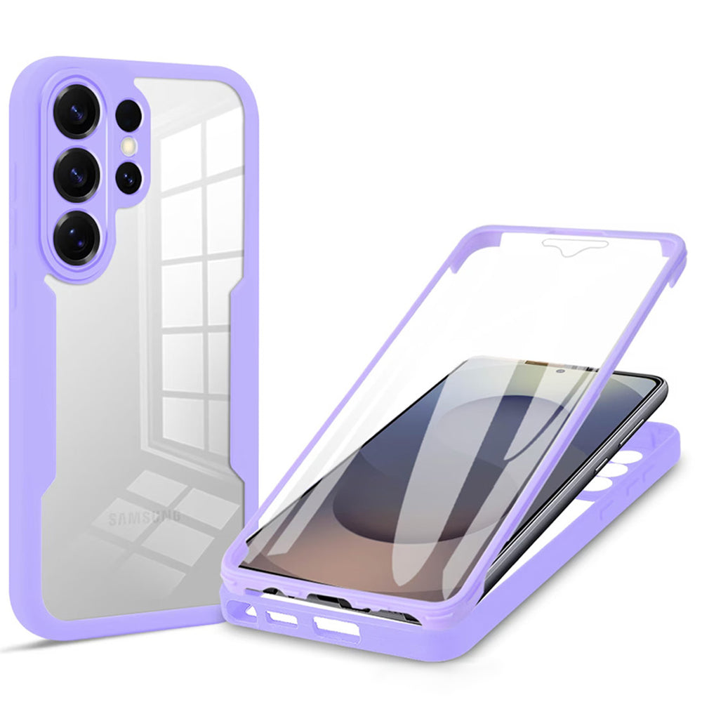 Husă 360 Techsuit ColorVerse cu folie de ecran Galaxy S26 Ultra – Mov – imagine 1