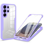 Husă 360 Techsuit ColorVerse cu folie de ecran Galaxy S26 Ultra – Mov – imagine 1