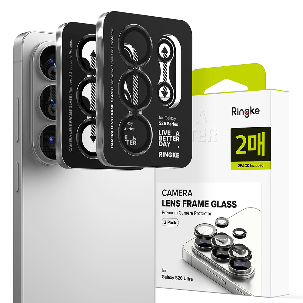 Protecție lentile Ringke Lens Frame Galaxy S26 Ultra, 2 buc. – imagine 1