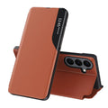 Husă flip Techsuit eFold Galaxy S26 Plus – Portocaliu – imagine 1
