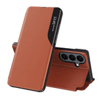 Husă flip Techsuit eFold Galaxy S26 – Portocaliu – imagine 3
