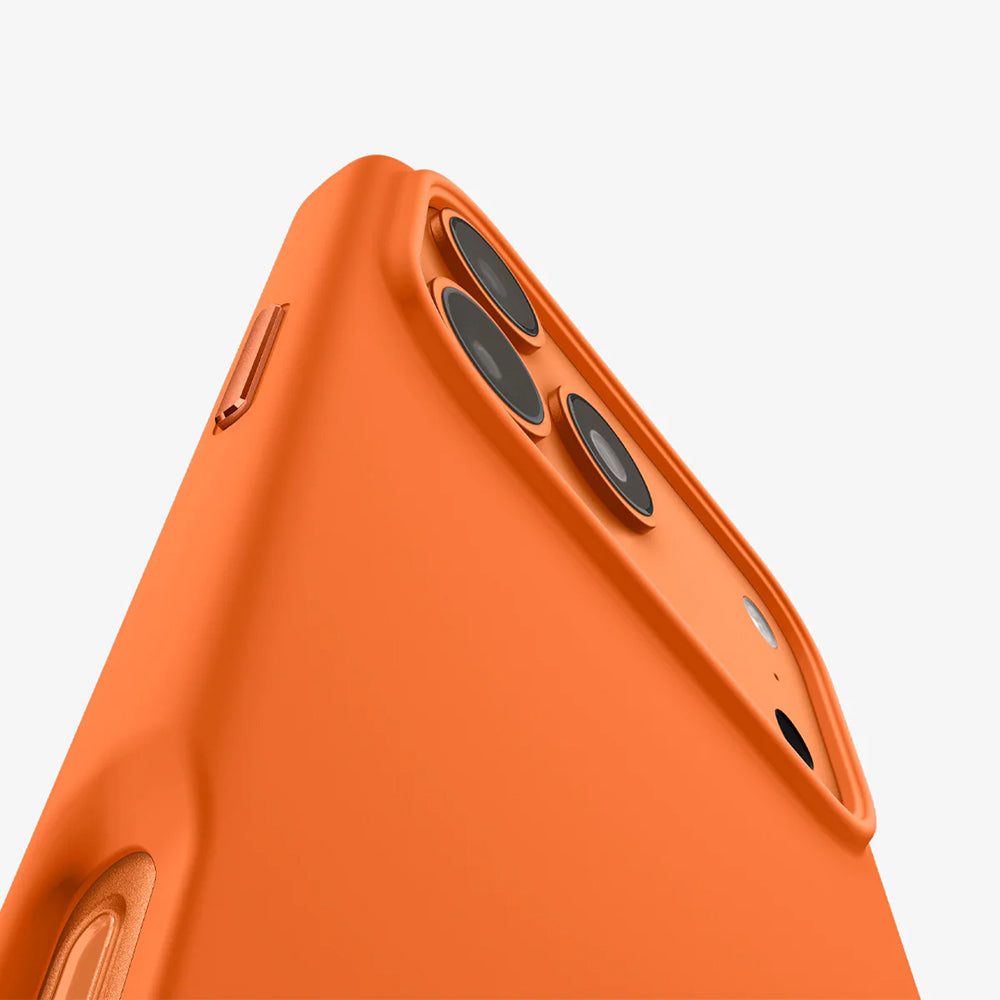 Husă Spigen Silicone Fit MagSafe iPhone 17 Pro Max – Cosmic Orange (portocaliu) – imagine 4