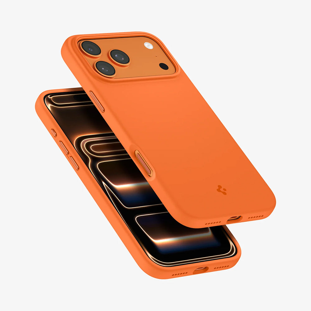 Husă Spigen Silicone Fit MagSafe iPhone 17 Pro Max – Cosmic Orange (portocaliu) – imagine 2