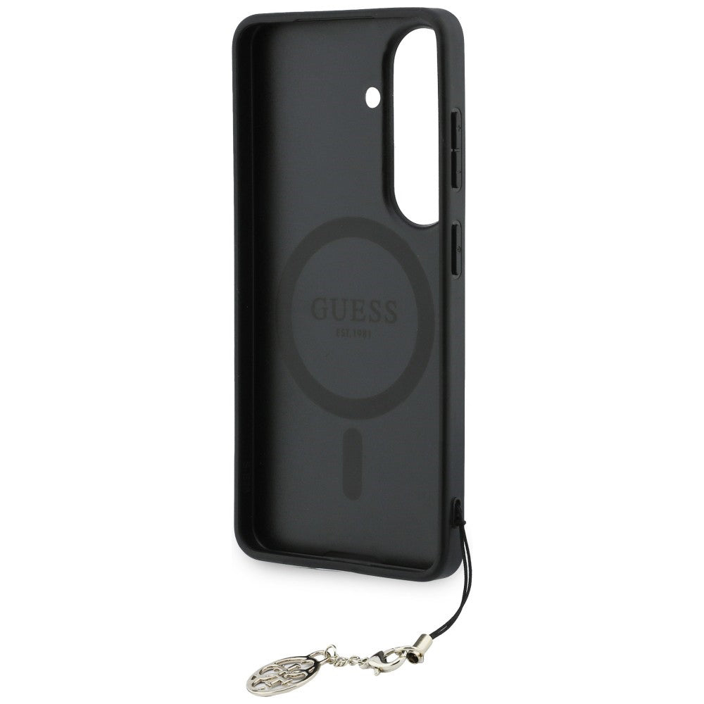 Husă Guess Samsung Galaxy S26 Hardcase 4G Classic Logo Charm, maro – imagine 4