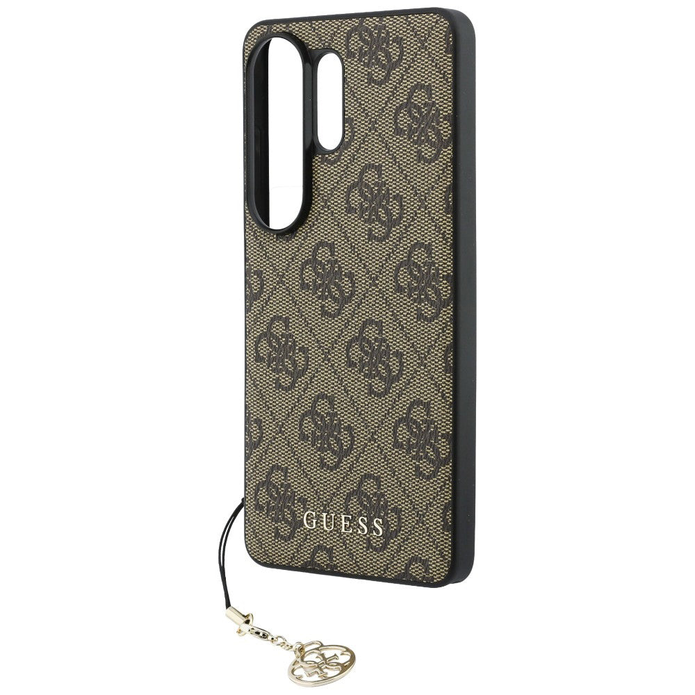 Husă Guess Samsung Galaxy S26 Ultra 4G Classic Logo Charm, maro – imagine 4