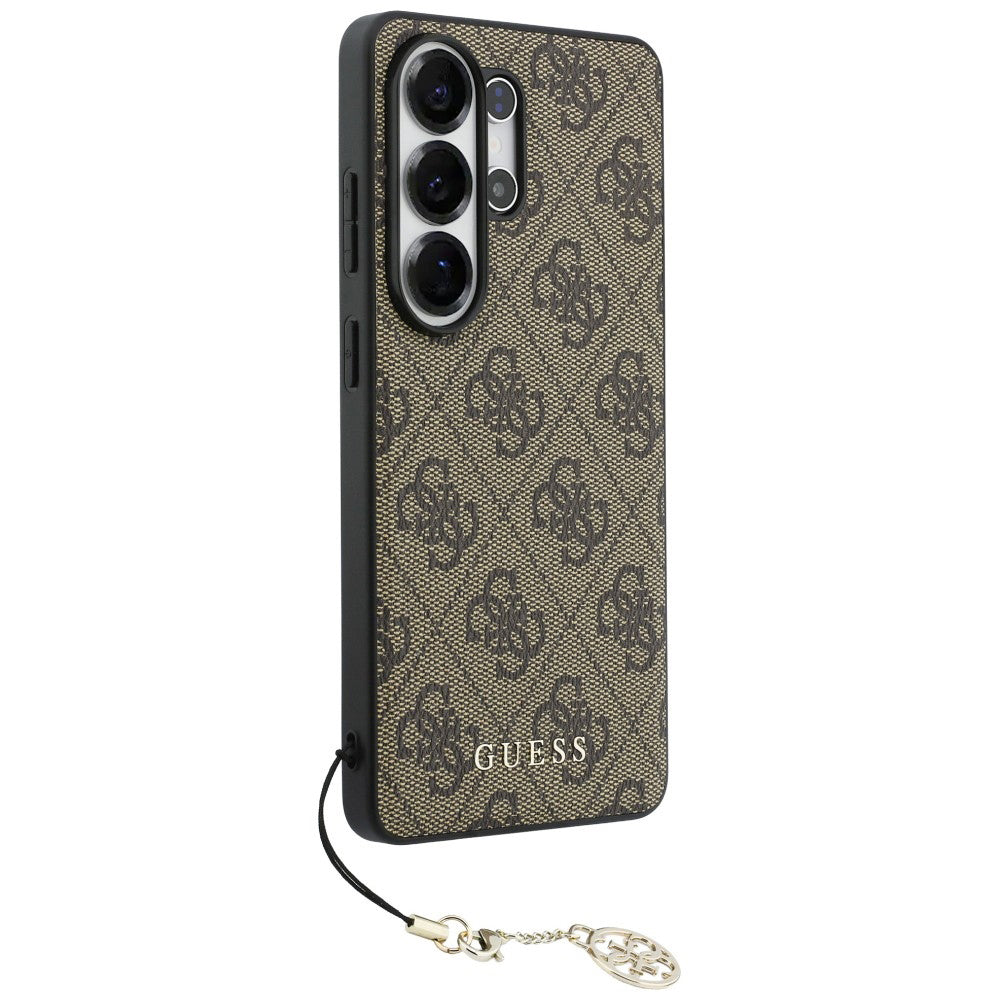 Husă Guess Samsung Galaxy S26 Ultra 4G Classic Logo Charm, maro – imagine 1