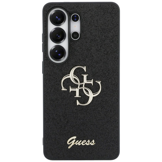 Husă Guess Fixed Glitter Big 4G Metal Logo pentru Samsung Galaxy S26 Ultra – negru