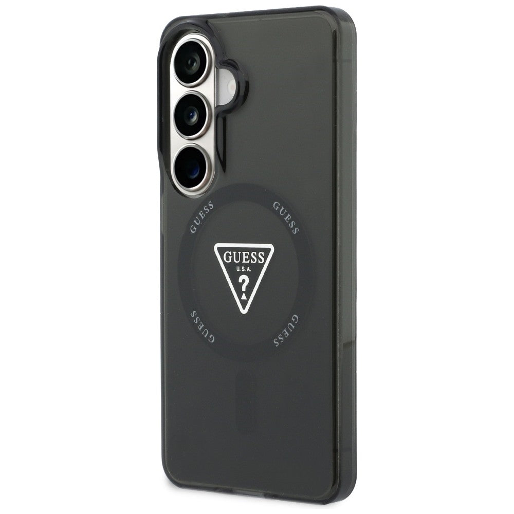 Husă Guess Samsung Galaxy S26 IML Gradient Triangle MagSafe, negru – imagine 2