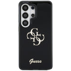 Husă Guess Samsung Galaxy S26 Ultra IML Big Metal 4G Script, negru – imagine 1