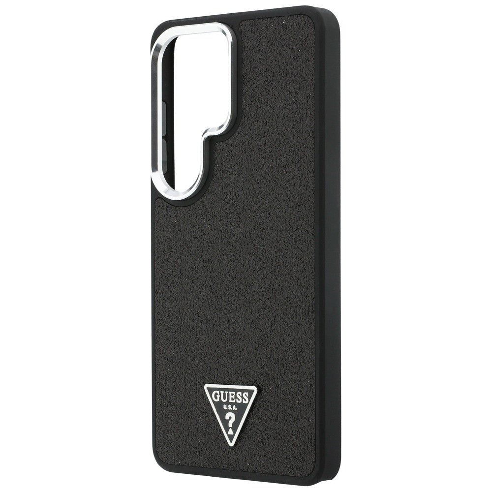 Husă Guess Samsung Galaxy S26 Ultra Fixed Glitter Triangle Logo, negru – imagine 4