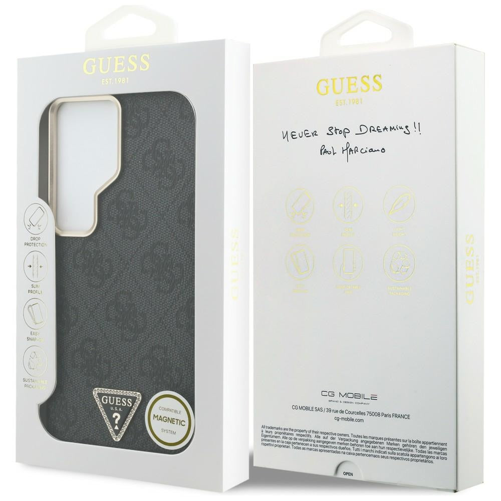 Husă Guess Samsung Galaxy S26 Ultra 4G Triangle Logo MagSafe, negru – imagine 7