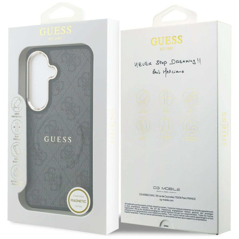 Husă Guess Samsung Galaxy S26 Plus 4G Embossed Ring MagSafe, negru – imagine 7