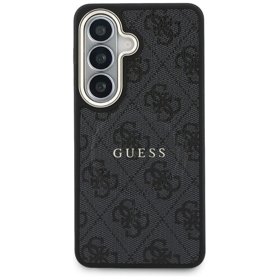 Husă Guess 4G Embossed Ring MagSafe pentru Samsung Galaxy S26 Plus – negru