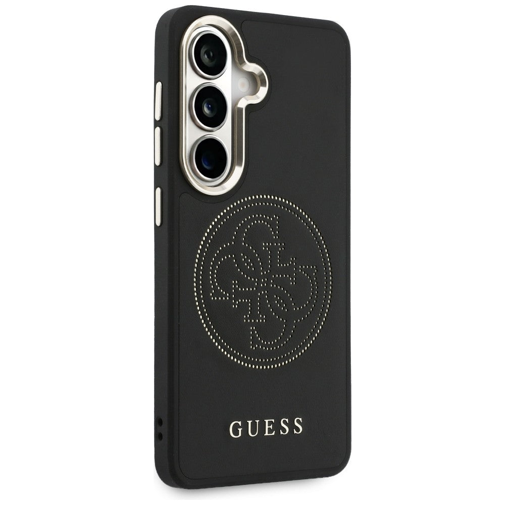 Husă Guess Samsung Galaxy S26 Perforated Logo MagSafe, negru – imagine 3