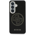 Husă Guess Samsung Galaxy S26 Perforated Logo MagSafe, negru – imagine 1