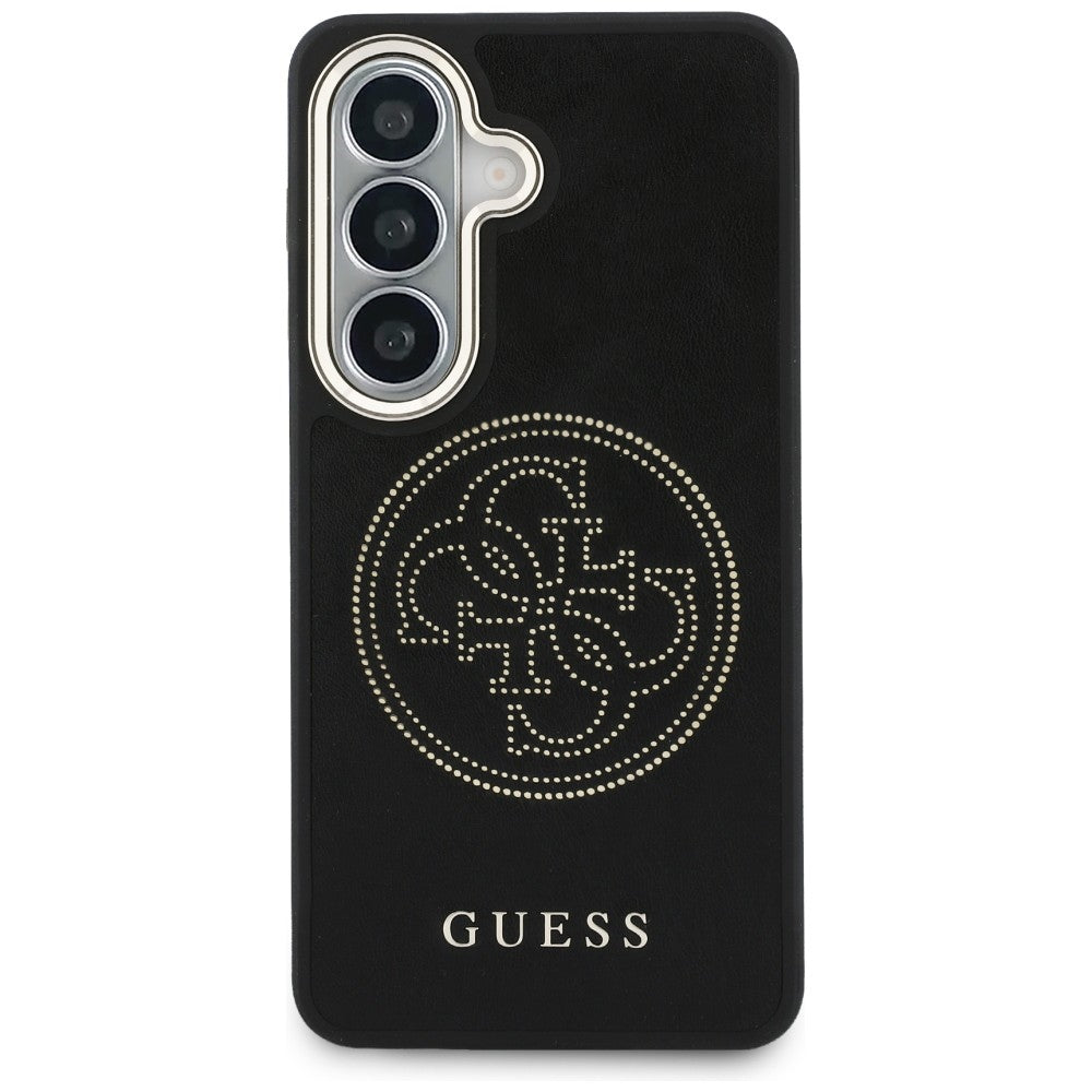 Husă Guess Samsung Galaxy S26 Perforated Logo MagSafe, negru – imagine 1