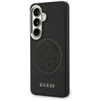 Husă Guess Samsung Galaxy S26 Perforated Logo MagSafe, negru – imagine 2