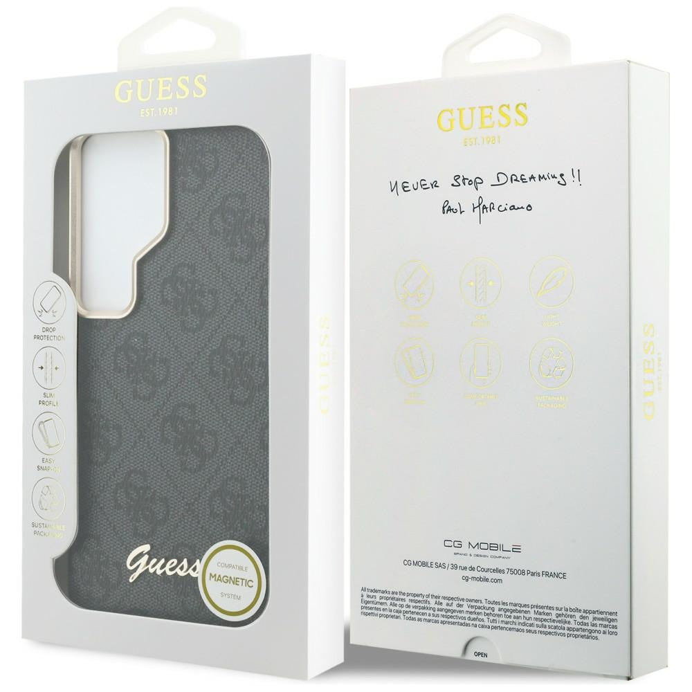Husă Guess Samsung Galaxy S26 Ultra 4G Script MagSafe, negru – imagine 7