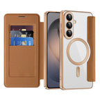 Husă flip Techsuit SmartMag Book Galaxy S26 – Maro – imagine 1