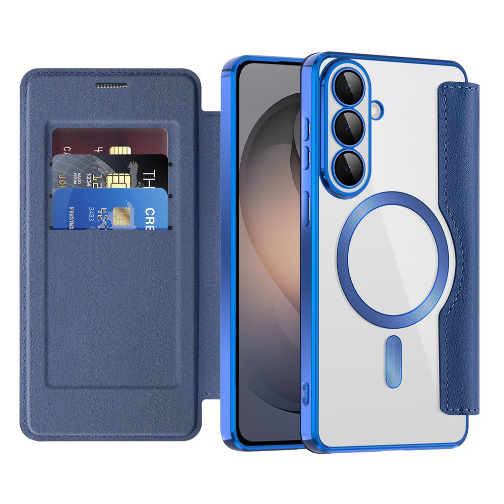 Husă flip Techsuit SmartMag Book Galaxy S26 – Albastru – imagine 7