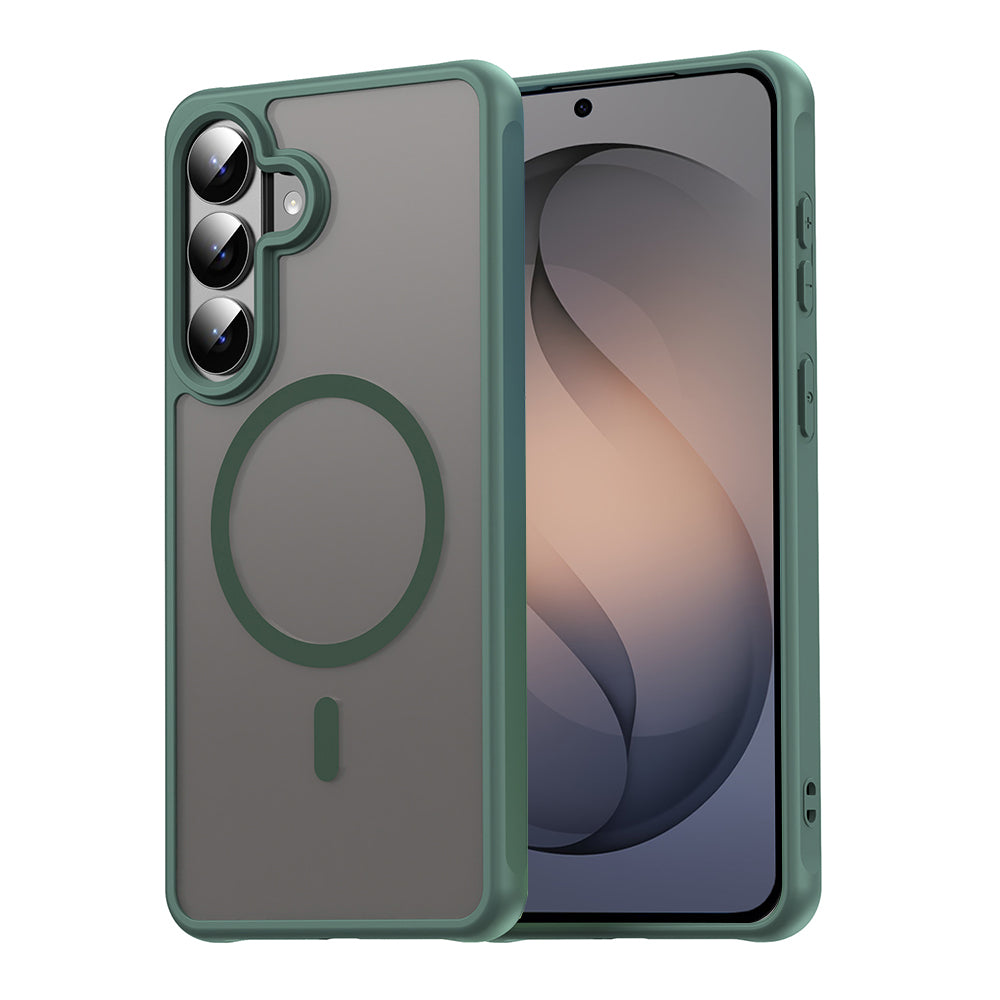 Husă Techsuit HaloFrost II MagSafe Galaxy S26 – Verde – imagine 5