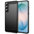 Husă Techsuit Carbon Silicone Galaxy S26 Plus – Negru – imagine 1