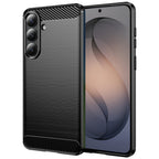 Husă Techsuit Carbon Silicone Galaxy S26 – Negru – imagine 2