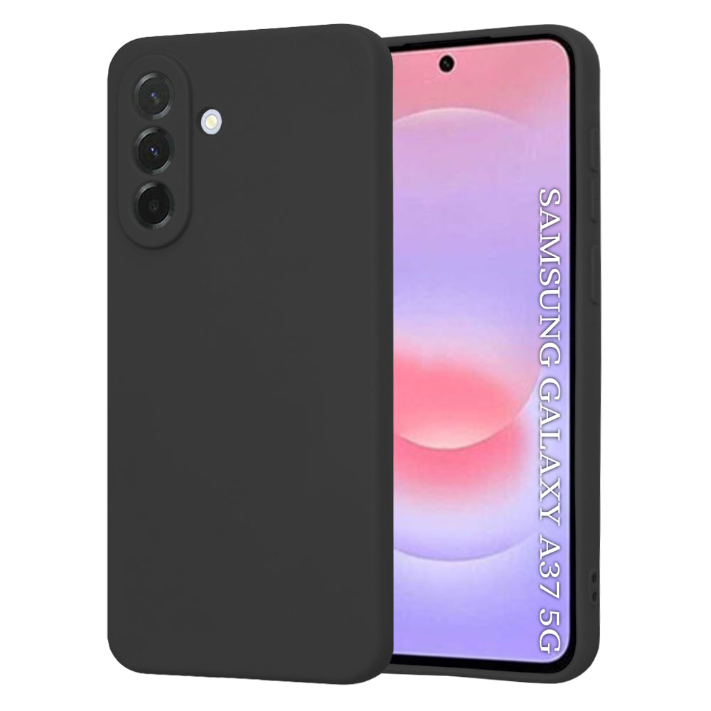 Husă din silicon Techsuit SoftFlex Galaxy A37 5G / A36 5G – Negru – imagine 1