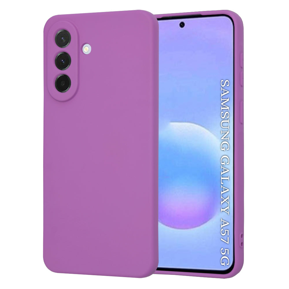Husă din silicon Techsuit SoftFlex Galaxy A57 5G – Mov – imagine 8