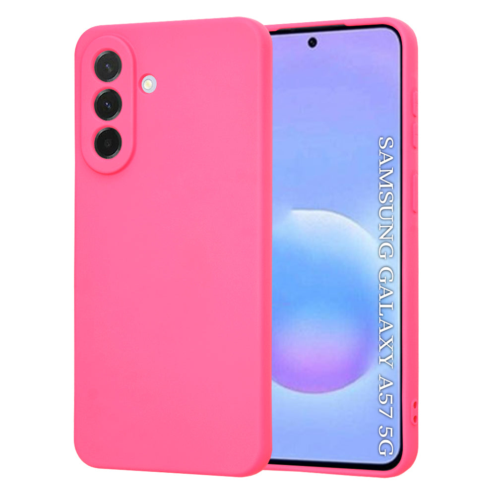 Husă din silicon Techsuit SoftFlex Galaxy A57 5G – Roz aprins – imagine 20