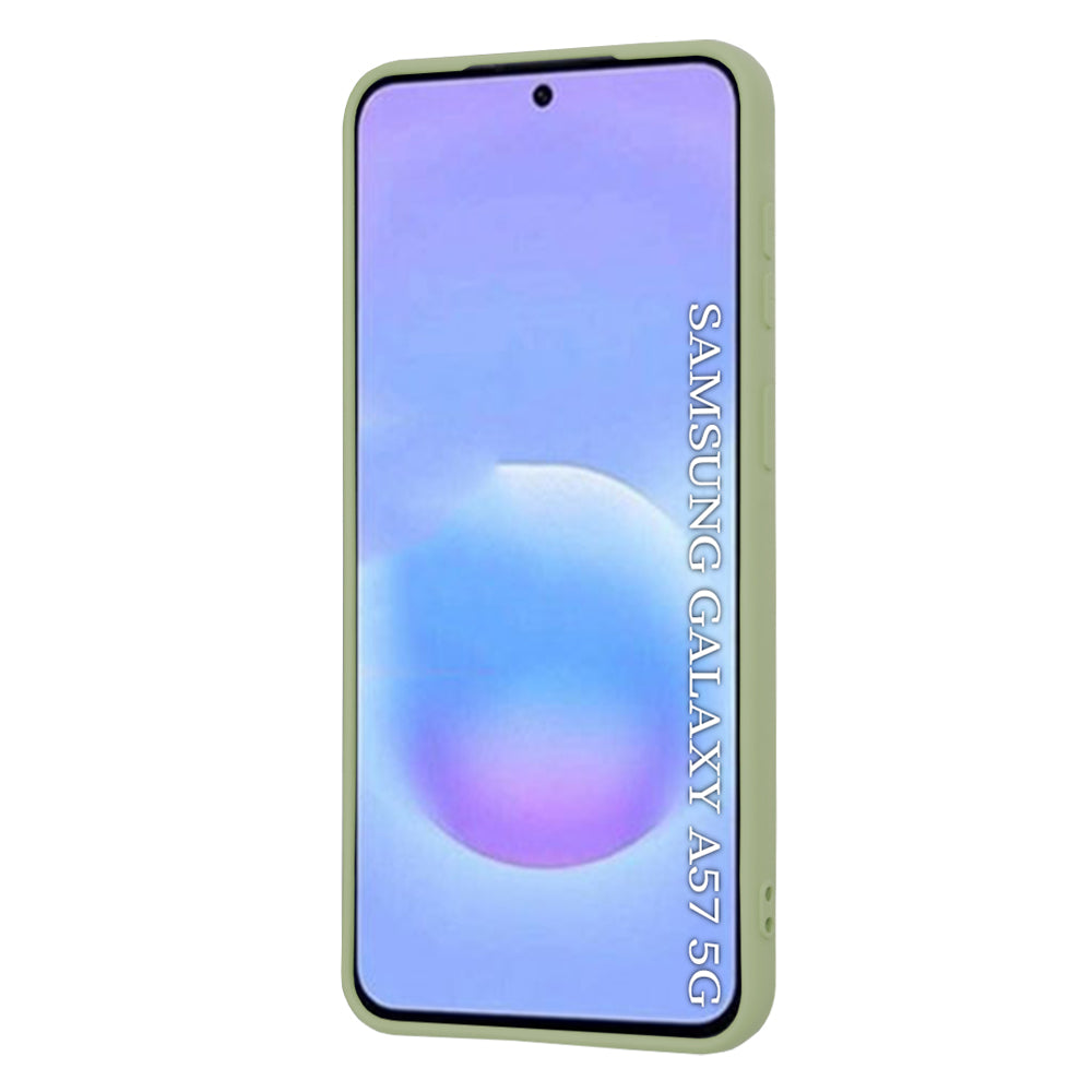 Husă din silicon Techsuit SoftFlex Galaxy A57 5G – Verde matcha – imagine 6