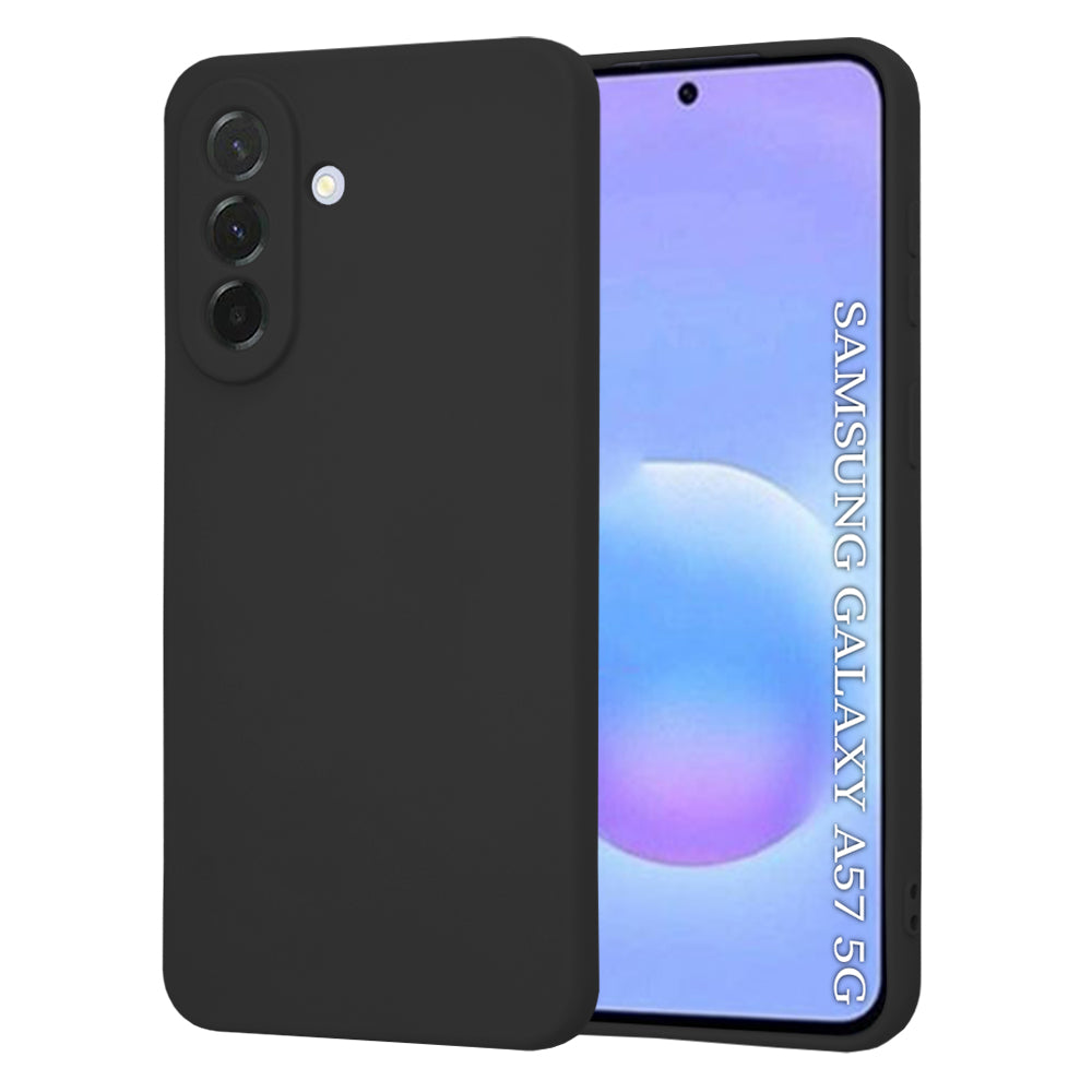 Husă din silicon Techsuit SoftFlex Galaxy A57 5G – Negru – imagine 1