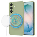 Husă Galaxy S26 Plus Techsuit SoftFlex MagSafe, verde matcha – imagine 1
