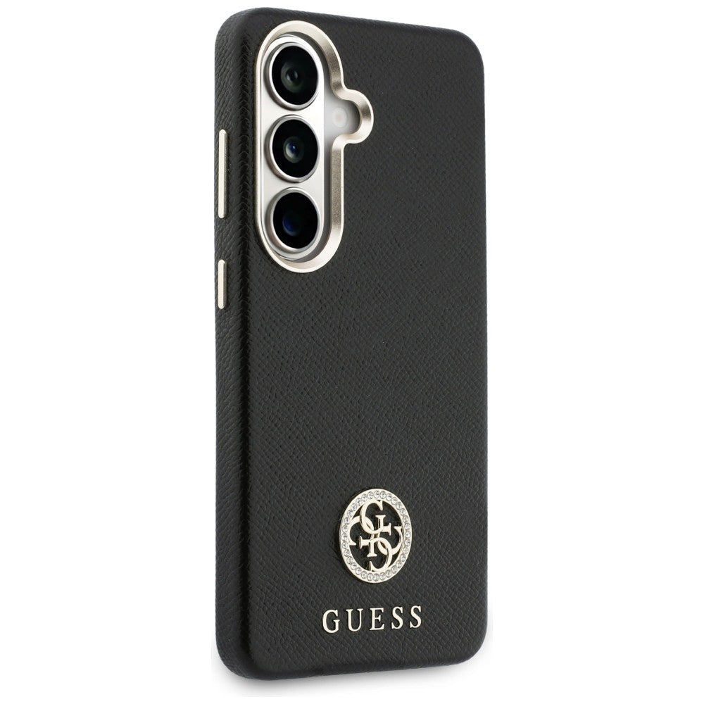 Husă Guess Samsung Galaxy S26 Plus Rhinestone Round Logo, negru – imagine 3
