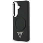 Husă Guess Samsung Galaxy S26 Embossed Ring Triangle Logo, negru – imagine 5