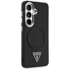 Husă Guess Samsung Galaxy S26 Embossed Ring Triangle Logo, negru – imagine 4
