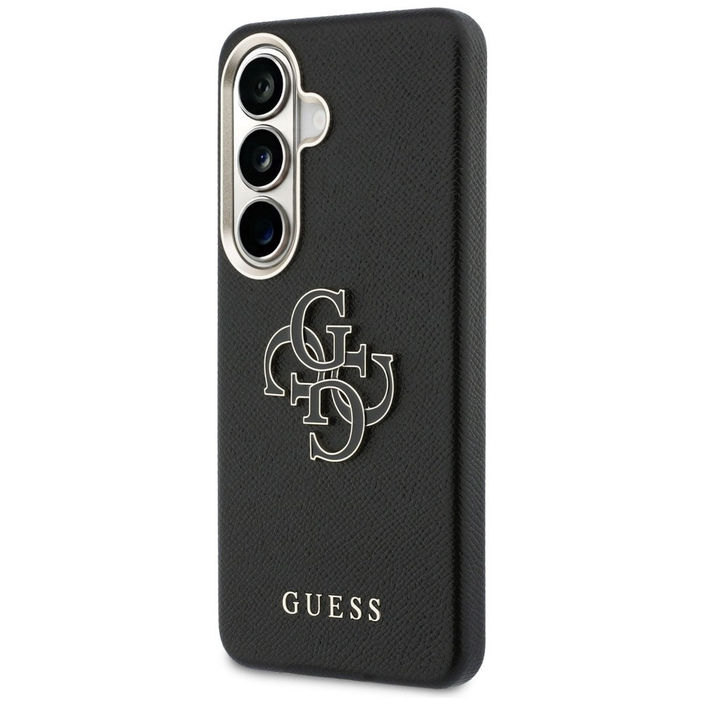Husă Guess Samsung Galaxy S26 Plus Grained Big 4G Metal Logo, negru – imagine 2